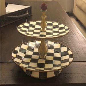 MacKenzie-Childs Two Tier Sweet Tray